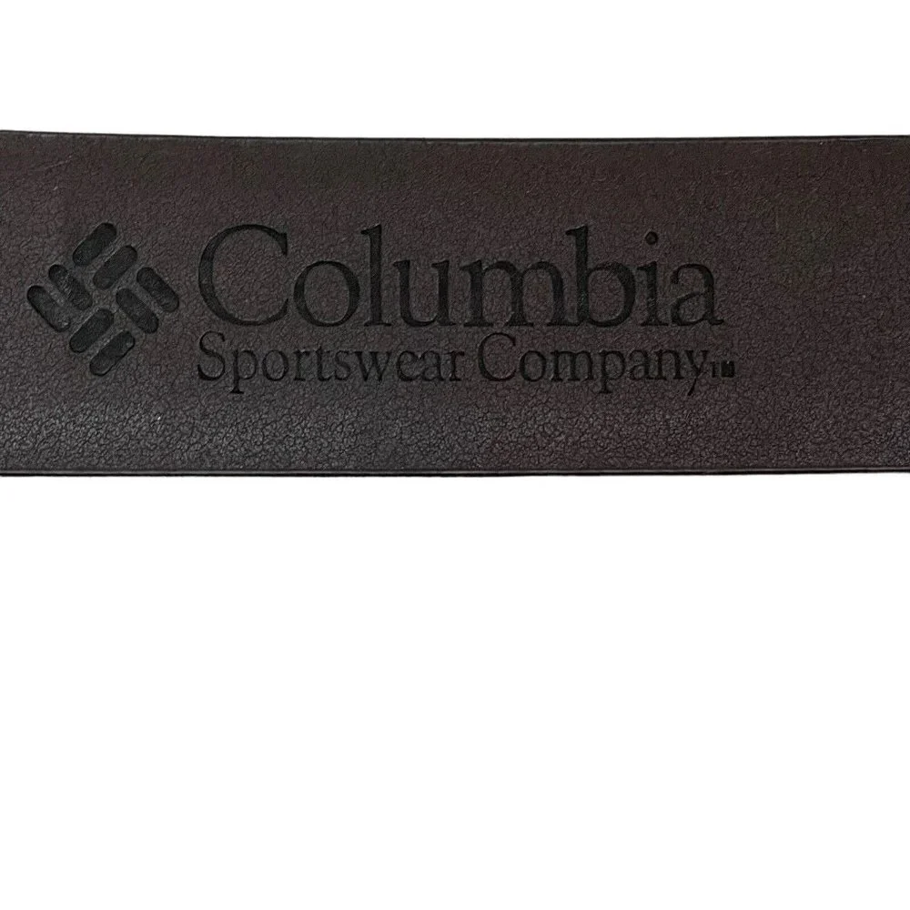 Columbia Men's size L (38-40)  Manmade Materials  Chocolate Brown‎ Belt
